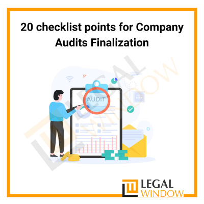 20 checklist points for Company Audits Finalization