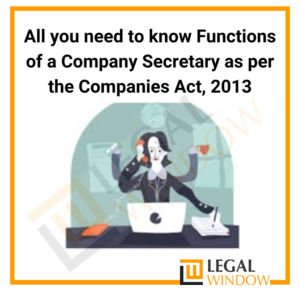 Functions of a Company Secretary