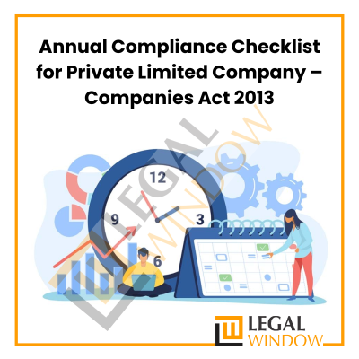 Annual Compliance for Private Limited Company