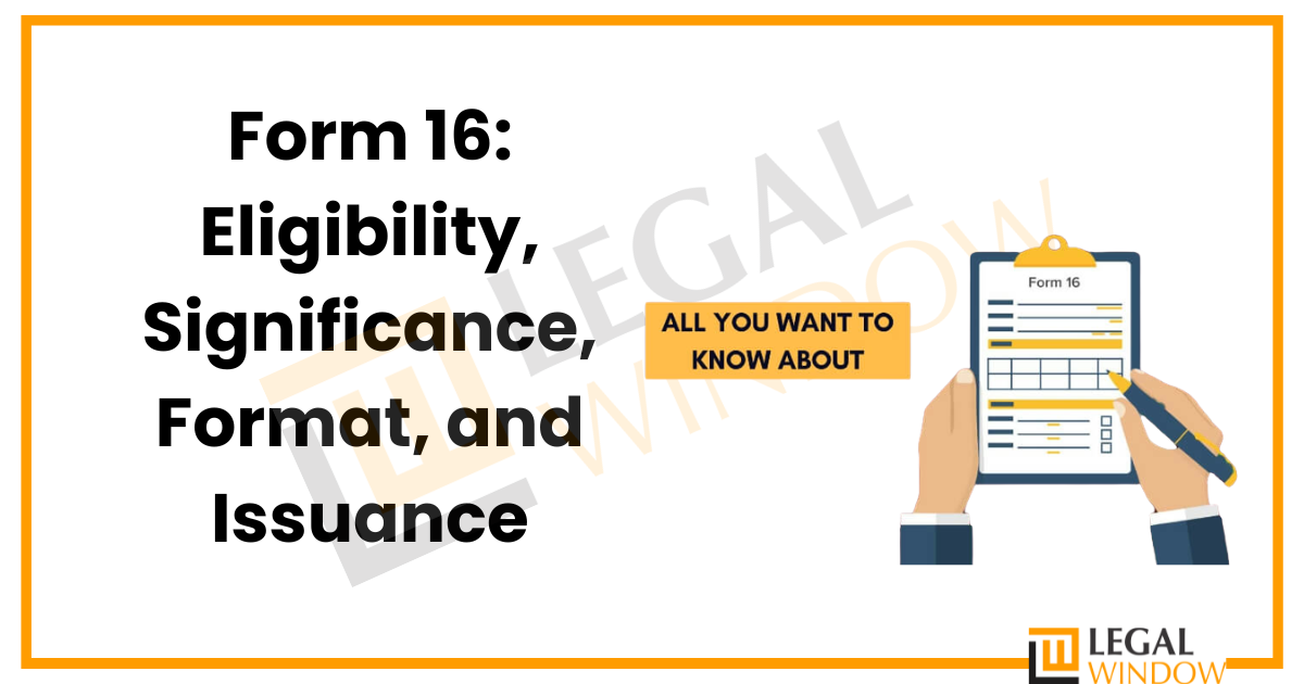 what form 16 means