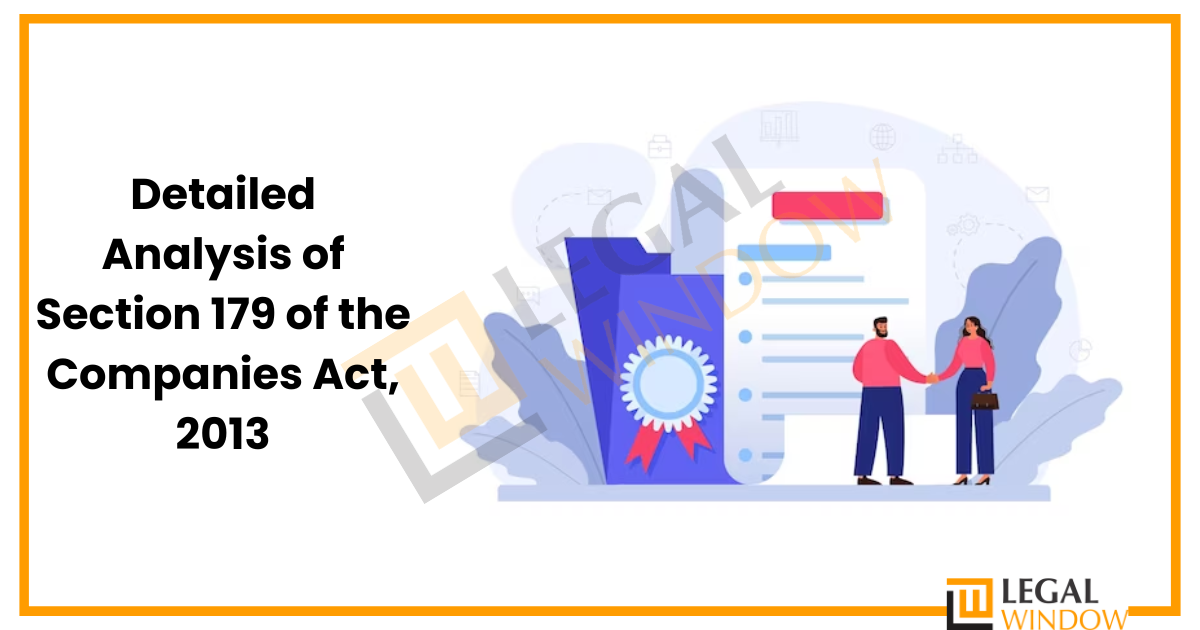 Section 179 of Companies Act 2013