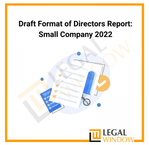 Draft Format Of Directors Report for Small Company