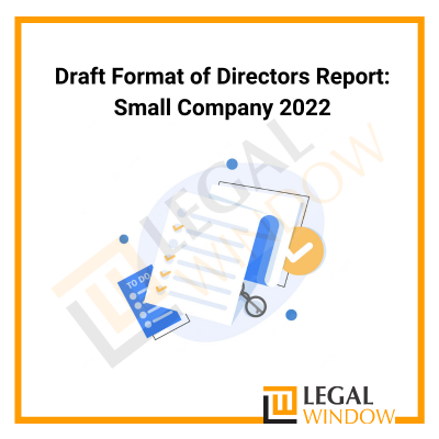 Draft Format Of Directors Report for Small Company