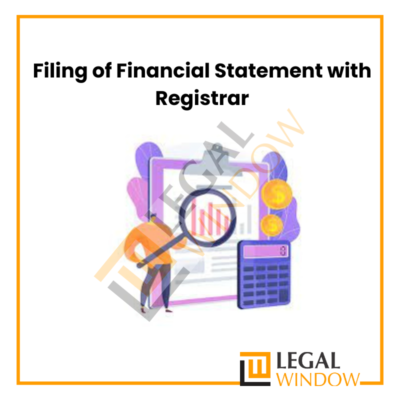 Filing of Financial Statement with Registrar