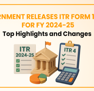 Latest ITR Form 1 and ITR Form 4 for FY 2024-25 released by the Indian Income Tax Department. Download the new income tax return forms for seamless tax filing this financial year
