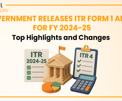 Latest ITR Form 1 and ITR Form 4 for FY 2024-25 released by the Indian Income Tax Department. Download the new income tax return forms for seamless tax filing this financial year
