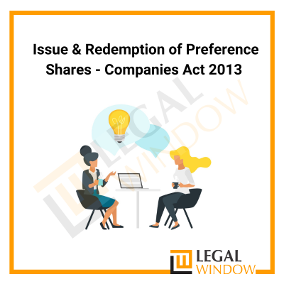 Issue & Redemption of Preference Shares