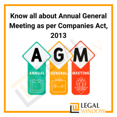 Annual General Meeting as per Companies Act