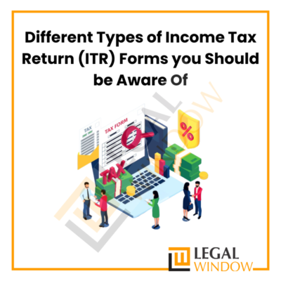 types of income tax return (ITR) forms