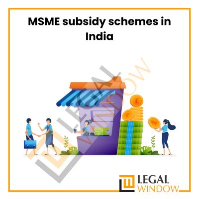 MSME subsidy schemes in India