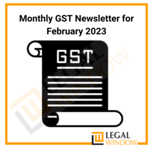 GST Newsletter for February 2023