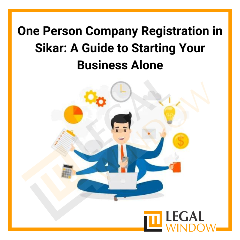 One Person Company Registration in Sikar