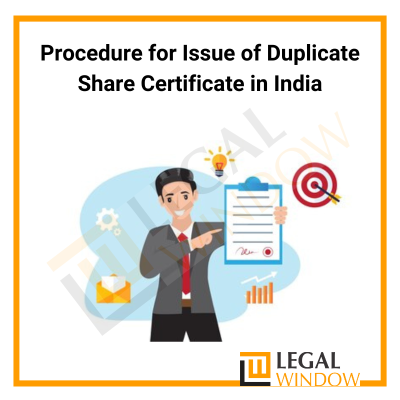 Procedure For Issue of Duplicate Share Certificate