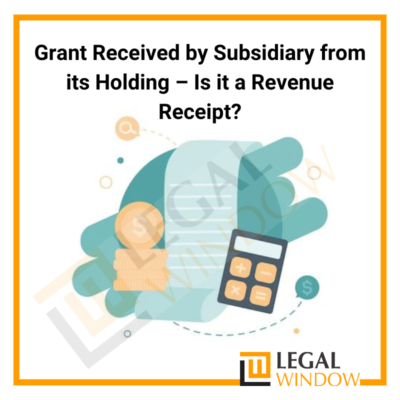 Grant Received by Subsidiary from its Holding